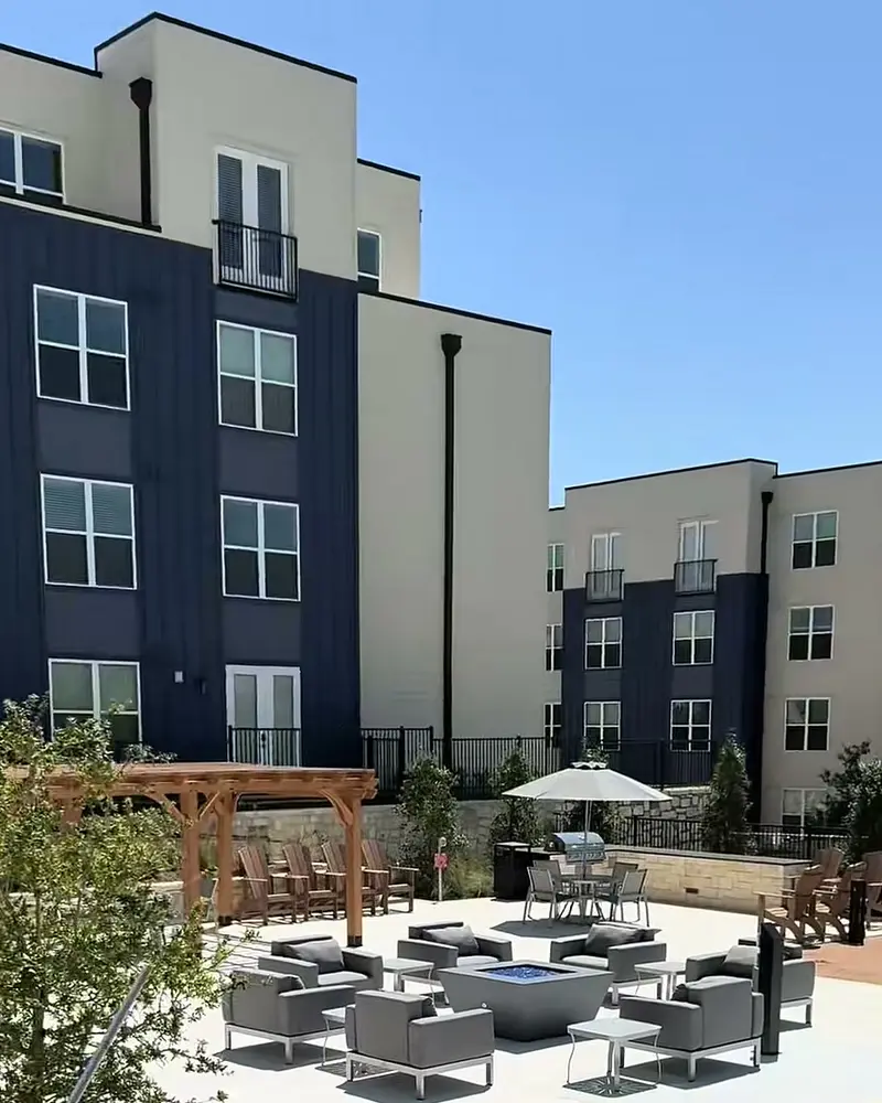 Progress at Tech Ridge amenity, from the tour